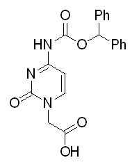 (4-N - (diphenylmethoxycarbonyl) - cytosine) - 1-acetic acid