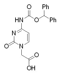 (4-N-(二苯甲氧羰基)-胞嘧啶)-1-乙酸